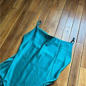 Teal Sleeveless Dress